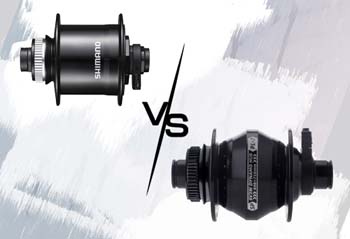 Vergleich_Shimano_DH-UR705_vs_Shutter_Precision_PL-7_Nabendynamo_
